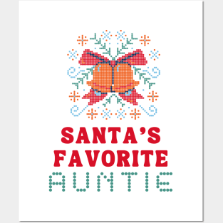 Christmas Auntie Gift Posters and Art